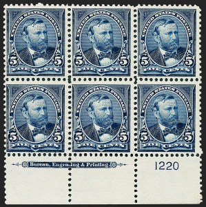 Sale 1227, Lot 3002, 1895 Watermarked and 1897-1903 Change of Colors Bureau Issues (Scott 264-284)