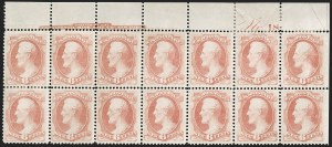 Sale 1227, Lot 3014, The Dr. Bernard S. Yudowitz Collection of Plate Blocks (Scott 11A-229)
