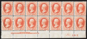 Sale 1227, Lot 3016, The Dr. Bernard S. Yudowitz Collection of Plate Blocks (Scott 11A-229)