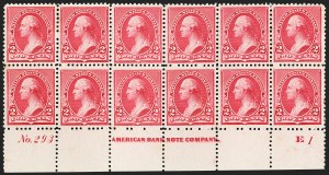 Sale 1227, Lot 3035, The Dr. Bernard S. Yudowitz Collection of Plate Blocks (Scott 11A-229)