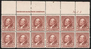 Sale 1227, Lot 3037, The Dr. Bernard S. Yudowitz Collection of Plate Blocks (Scott 11A-229)