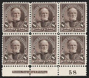Sale 1227, Lot 3051, The Dr. Bernard S. Yudowitz Collection of Plate Blocks (Scott 230-299)