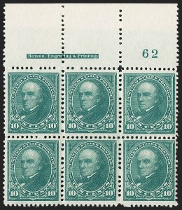 Sale 1227, Lot 3059, The Dr. Bernard S. Yudowitz Collection of Plate Blocks (Scott 230-299)