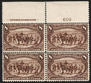 Sale 1227, Lot 3071, The Dr. Bernard S. Yudowitz Collection of Plate Blocks (Scott 230-299)