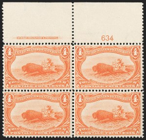 Sale 1227, Lot 3072, The Dr. Bernard S. Yudowitz Collection of Plate Blocks (Scott 230-299)