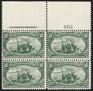 Sale 1227, Lot 3073, The Dr. Bernard S. Yudowitz Collection of Plate Blocks (Scott 230-299)