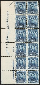 Sale 1227, Lot 3083, The Dr. Bernard S. Yudowitz Collection of Plate Blocks (Scott 300-423)
