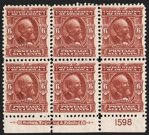Sale 1227, Lot 3084, The Dr. Bernard S. Yudowitz Collection of Plate Blocks (Scott 300-423)