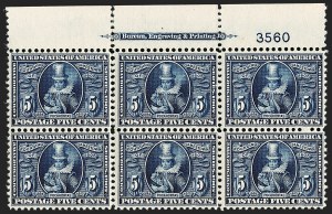 Sale 1227, Lot 3091, The Dr. Bernard S. Yudowitz Collection of Plate Blocks (Scott 300-423)