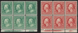 Sale 1227, Lot 3096, The Dr. Bernard S. Yudowitz Collection of Plate Blocks (Scott 300-423)