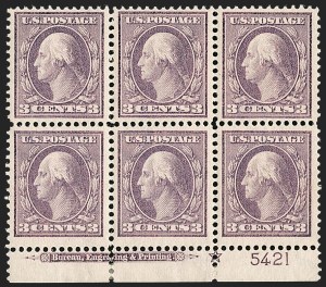 Sale 1227, Lot 3102, The Dr. Bernard S. Yudowitz Collection of Plate Blocks (Scott 300-423)
