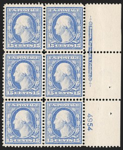 Sale 1227, Lot 3103, The Dr. Bernard S. Yudowitz Collection of Plate Blocks (Scott 300-423)