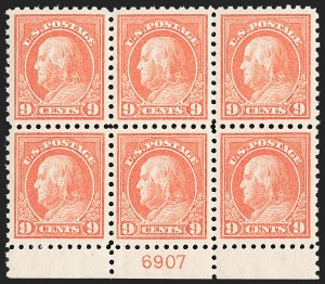 Sale 1227, Lot 3116, The Dr. Bernard S. Yudowitz Collection of Plate Blocks (Scott 432-834)