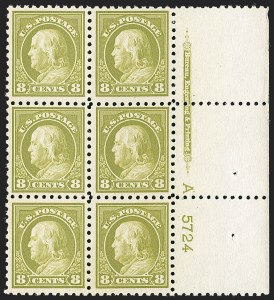 Sale 1227, Lot 3125, The Dr. Bernard S. Yudowitz Collection of Plate Blocks (Scott 432-834)