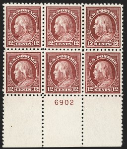 Sale 1227, Lot 3128, The Dr. Bernard S. Yudowitz Collection of Plate Blocks (Scott 432-834)
