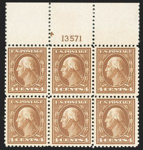 Sale 1227, Lot 3135, The Dr. Bernard S. Yudowitz Collection of Plate Blocks (Scott 432-834)