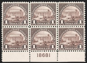 Sale 1227, Lot 3149, The Dr. Bernard S. Yudowitz Collection of Plate Blocks (Scott 432-834)