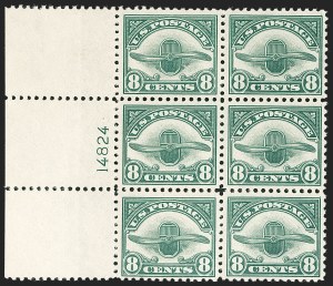 Sale 1227, Lot 3164, The Dr. Bernard S. Yudowitz Collection of Plate Blocks (Air Post and Group Lots)