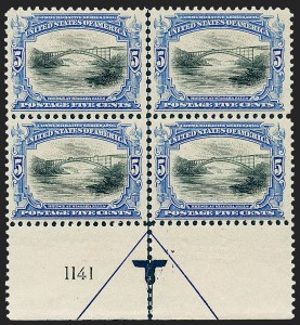 Sale 1227, Lot 3206, 1901 Pan-American Issue Including Inverts (Scott 294-299)