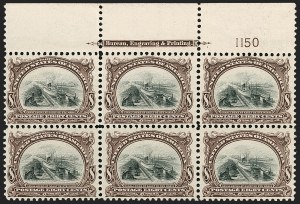 Sale 1227, Lot 3208, 1901 Pan-American Issue Including Inverts (Scott 294-299)