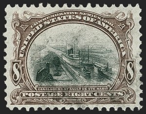 Sale 1227, Lot 3209, 1901 Pan-American Issue Including Inverts (Scott 294-299)