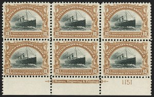 Sale 1227, Lot 3211, 1901 Pan-American Issue Including Inverts (Scott 294-299)
