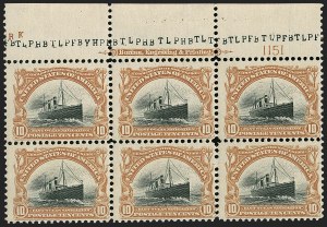 Sale 1227, Lot 3212, 1901 Pan-American Issue Including Inverts (Scott 294-299)