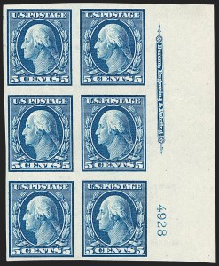 Sale 1227, Lot 3288, 1908-10 Washington-Franklin Issues (Scott 331-356)
