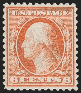 Sale 1227, Lot 3332, 1909 Bluish Paper Issue, 1909 Commemoratives (Scott 357-373), 6c Red Orange, Bluish (362) Sale 1227, Lot 3332, 1909 Bluish Paper Issue, 1909 Commemoratives (Scott 357-373)