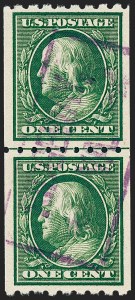 Sale 1227, Lot 3362, 1910-13 Washington-Franklin Issue (Scott 374-396)