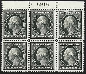 Sale 1227, Lot 3383, 1912-14 Washington-Franklin Issues (Scott 405-423)