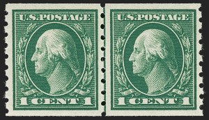 Sale 1227, Lot 3385, 1912-14 Washington-Franklin Issues (Scott 405-423)