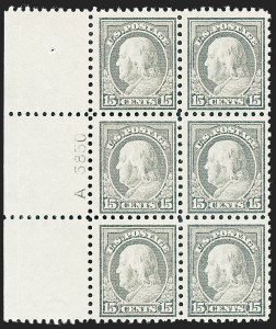 Sale 1227, Lot 3398, 1913-15 Washington-Franklin Issues (Scott 424-447)