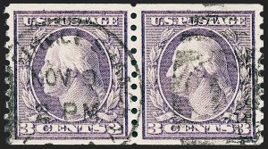Sale 1227, Lot 3428, 1913-15 Washington-Franklin Issues (Scott 449-461)