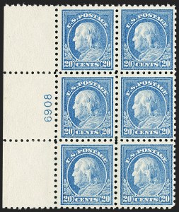 Sale 1227, Lot 3448, 1916-17 Washington-Franklin Issues (Scott 462-480)