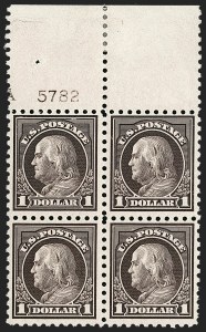 Sale 1227, Lot 3455, 1916-17 Washington-Franklin Issues (Scott 462-480)