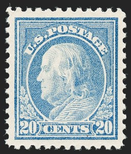 Sale 1227, Lot 3485, 1917-19 Washington-Franklin Issues (Scott 481-524)