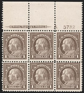 Sale 1227, Lot 3492, 1917-19 Washington-Franklin Issues (Scott 481-524)