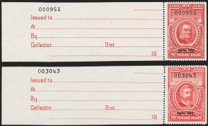 Sale 1227, Lot 3856, Revenues, Other Issues including Savings