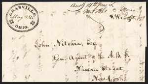 Sale 1230, Lot 1011, Stampless Markings by State