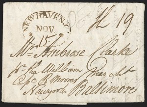 Sale 1230, Lot 1014, Ship Letter and Steamboat Mail