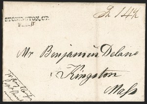 Sale 1230, Lot 1016, Ship Letter and Steamboat Mail
