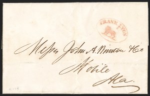 Sale 1230, Lot 1025, Ship Letter and Steamboat Mail