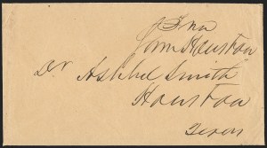 Sale 1230, Lot 1045, The Sandford N. Arnold Collection of Early Texas Postal History