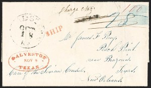Sale 1230, Lot 1059, The Sandford N. Arnold Collection of Early Texas Postal History