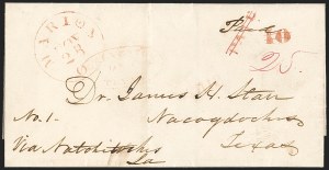 Sale 1230, Lot 1062, The Sandford N. Arnold Collection of Early Texas Postal History