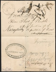 Sale 1230, Lot 1074, The Sandford N. Arnold Collection of Early Texas Postal History
