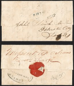 Sale 1230, Lot 1085, The Sandford N. Arnold Collection of Early Texas Postal History