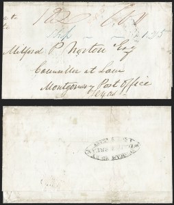 Sale 1230, Lot 1089, The Sandford N. Arnold Collection of Early Texas Postal History