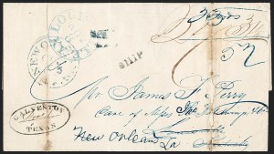 Sale 1230, Lot 1096, The Sandford N. Arnold Collection of Early Texas Postal History